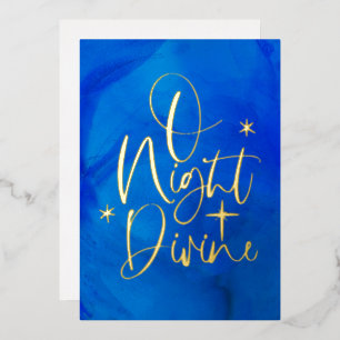 Belle carte religieuse Gold Foil