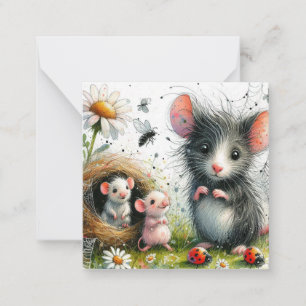 Belle carte souris