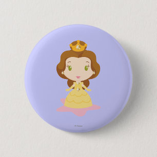 Belle Cartoon 2 Inch Round Button
