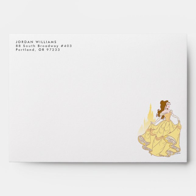 Belle & Castle Graphic Envelope (Front)