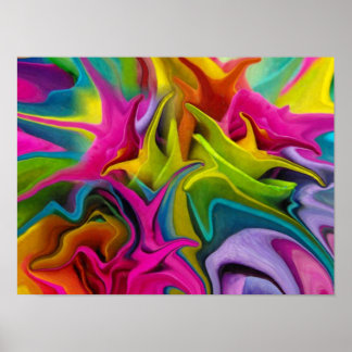 Belle Chakra Balance Reiki Poster d'Art Imprimer