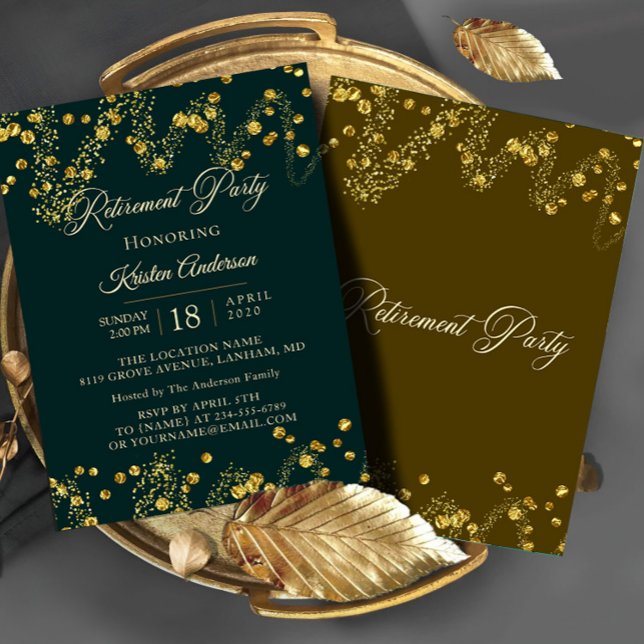 Belle Chic Retraite Party Invitation (Créateur téléchargé)