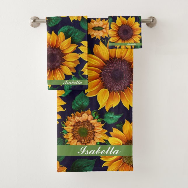 Belle collection de tournesols tendance (En situation)