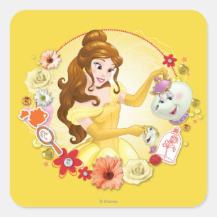 Belle - Compassionate Square Sticker