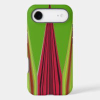 Belle conception d'art fractal jaune rouge