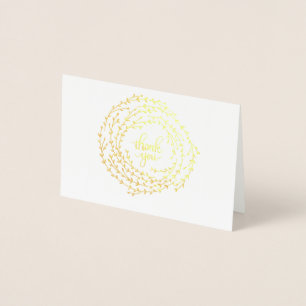 Belle conception de guirlande de cartes de Merci