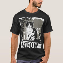 Belle conception de t-shirt chat