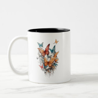 Belle conception papillon pour les Mugs