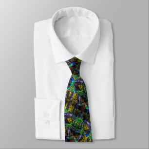 Belle couleur Cravate - Motif Abstrait