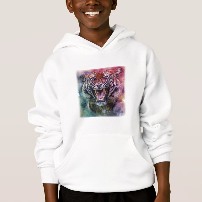 Belle croissance Tigre Bengale Tigre photo visage (Devant)