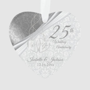 Belle damassé - 25ème anniversaire de noces