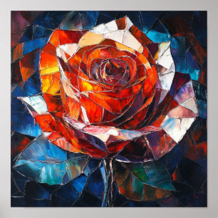 Belle décoration de chambre d'art floral Rose