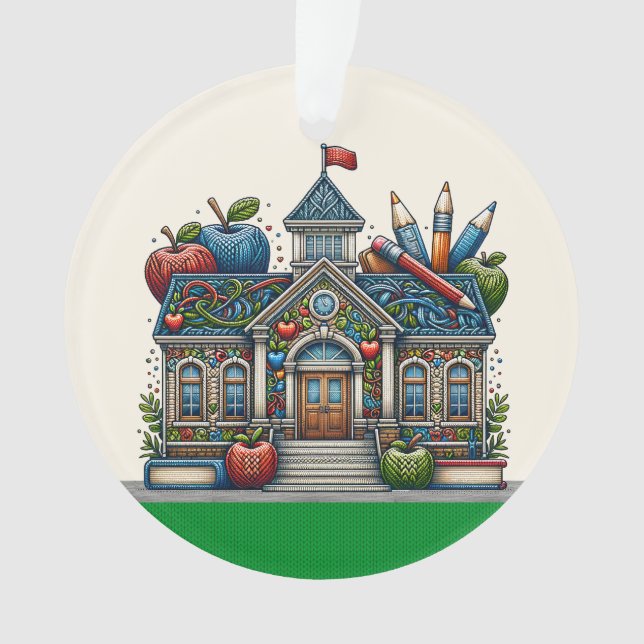 Belle école - Enseignant - Voir retour (devant)