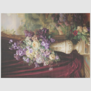 BELLE ÉPOQUE ENGLISH GARDEN Still Life Floral Tissue Paper