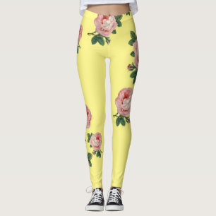 Belle et rose rose vintage Leggings