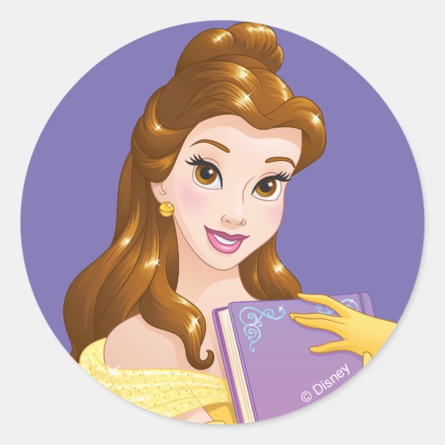 Belle | Express Yourself Classic Round Sticker (Front)