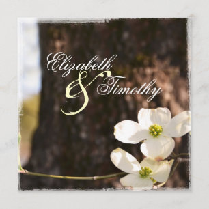 Belle Faire-part de mariage Dogwood