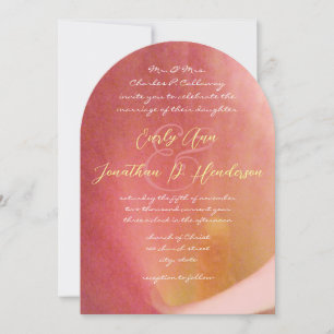 Belle Faire-part de mariage romantique Cala Lily