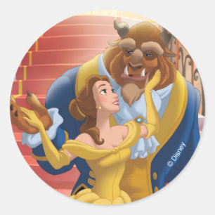 Belle   Fearless Classic Round Sticker