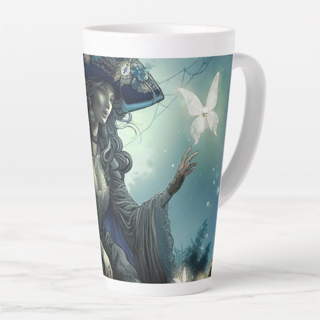 Belle fée de pirate - Latte Mug (Angle droit)