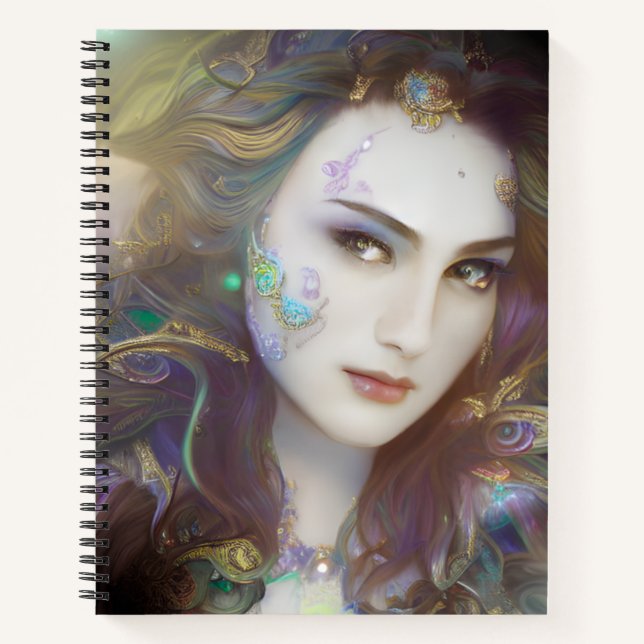 Belle Femme Carnet Spiral (Devant)