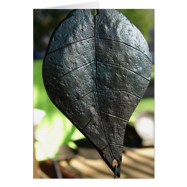 Belle feuille métallique (Devant)