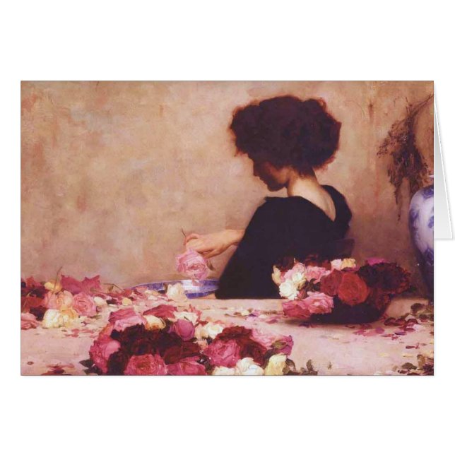Belle fille avec des fleurs (Devant horizontal)
