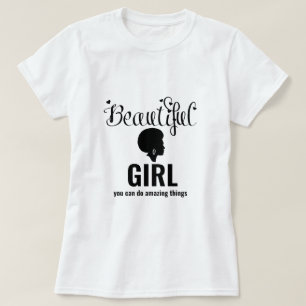 Belle fille Inspirational Afro T-shirt