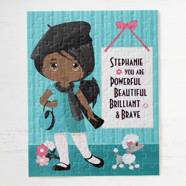 Belle fille noire et brave Puzzle (Créateur téléchargé)