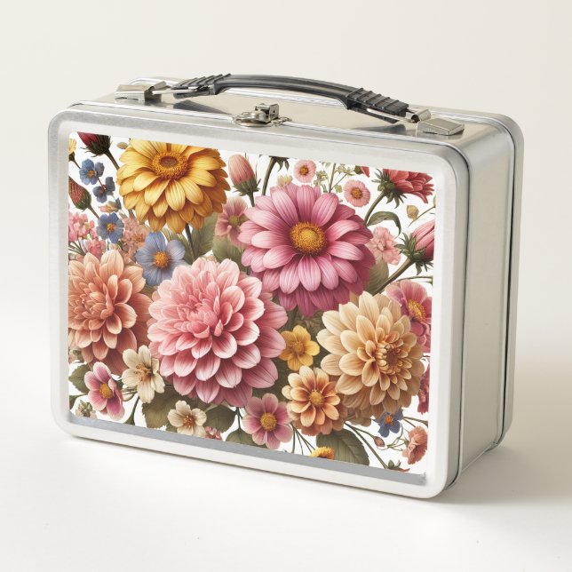Belle Fleur Design - Lunchbox en métal (Devant)