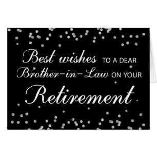 Belle-frère, Félicitations à la retraite Noire