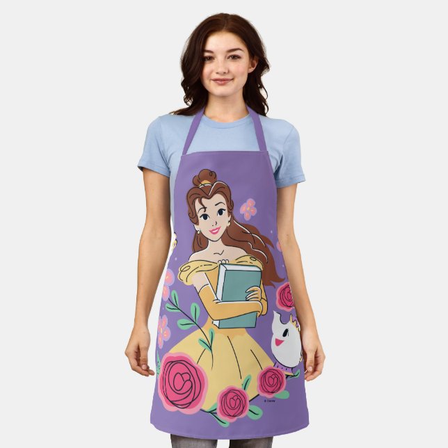 Belle & Friends Bookish Blooms Apron (Worn)