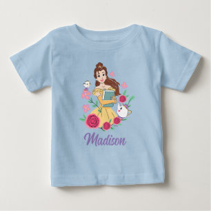 Belle & Friends Bookish Blooms Baby T-Shirt