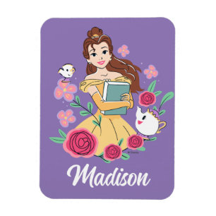 Belle & Friends Bookish Blooms Magnet