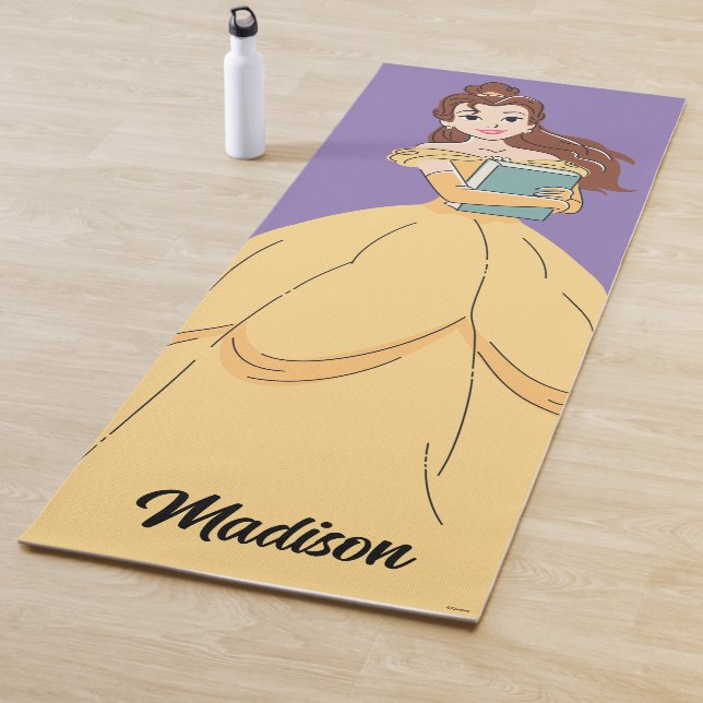 Belle & Friends Bookish Blooms Yoga Mat (In Situ)
