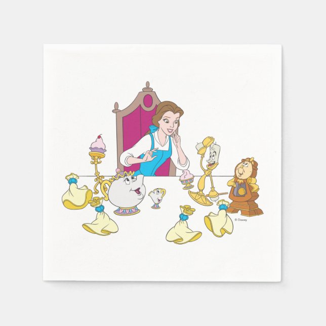 Belle & Friends Napkin (Front)