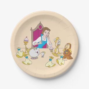 Belle & Friends Paper Plate