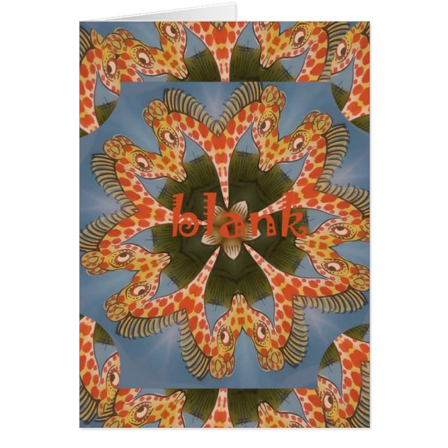 Belle Giraffe colorée extraordinaire africaine vie (Devant)