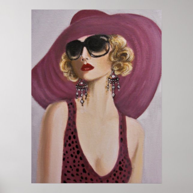 belle Hollywood Era Lady / Poster (Devant)