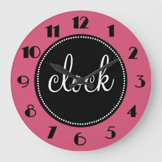 Belle horloge Customisée Monogramme