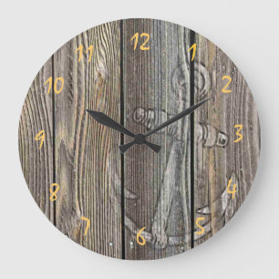 Belle horloge en bois authentique