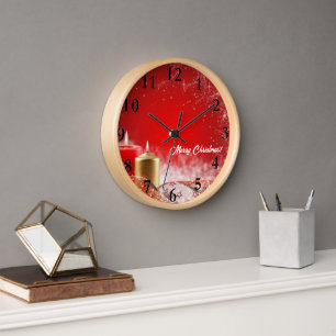 Belle horloge murale de Noël joyeux !