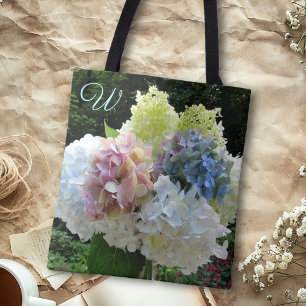 Belle Hydrangea Bouquet Monogramme Sac initial