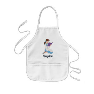 Belle in a Book Kids Apron