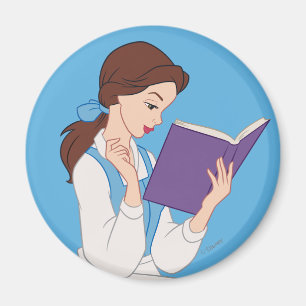 Belle in a Book Magnet