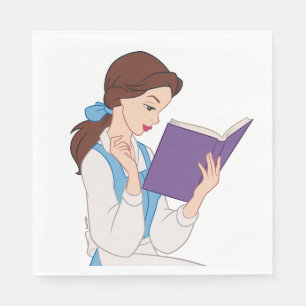 Belle in a Book Napkin
