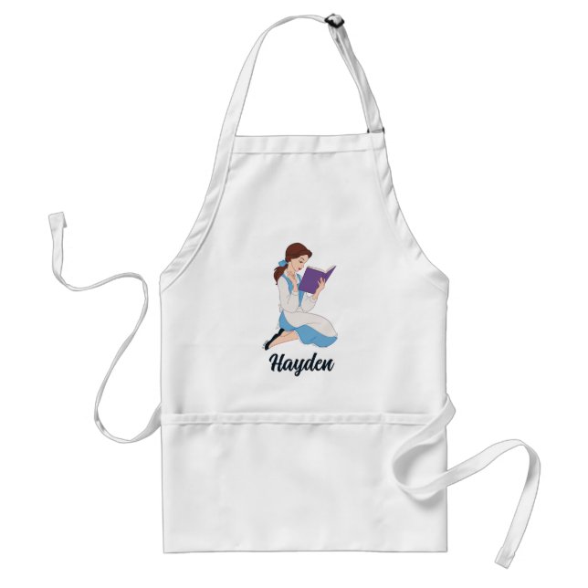 Belle in a Book Standard Apron (Front)