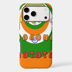 Belle Inde couleurs drapeau national Hakuna Matata