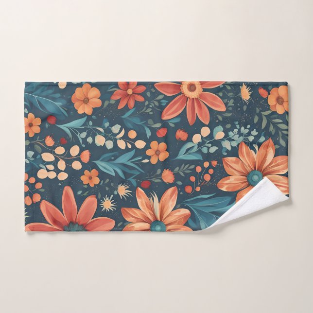 Belle Inspiration Florale (Serviette à main)