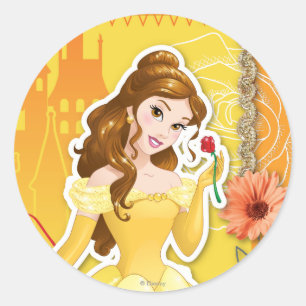 Belle - Inspirational Classic Round Sticker